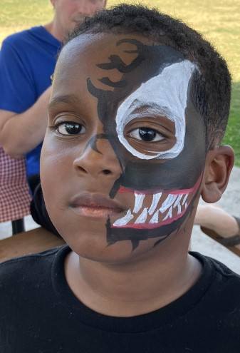 Venom Face Paint Design