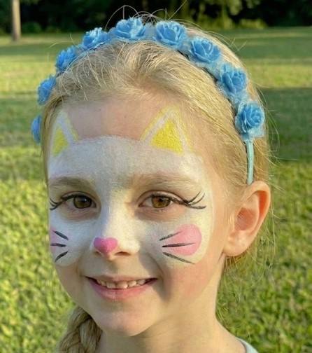 White Cat Face Paint